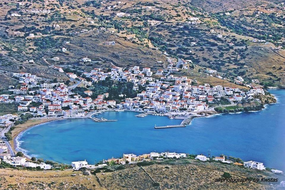 Villa Bonatsa Andros Home Батси Экстерьер фото